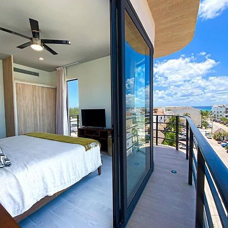 Beautiful + Luxury + Ocean View + Pool Apartment Плая дел Кармен Екстериор снимка
